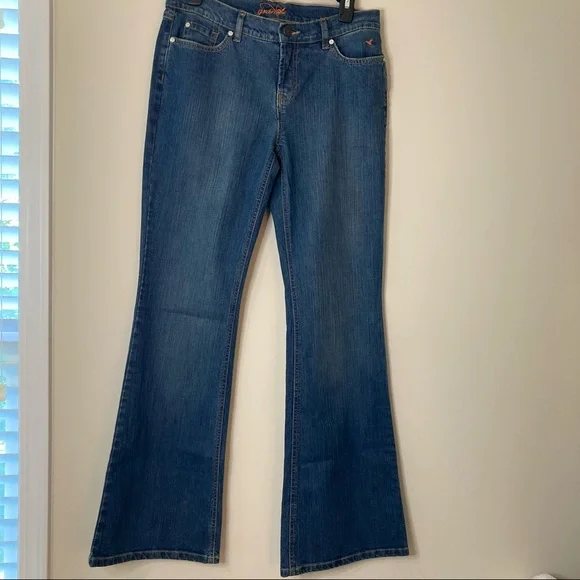 Grane Flare Jeans, Junior's Size 9 - Picture 2 of 9